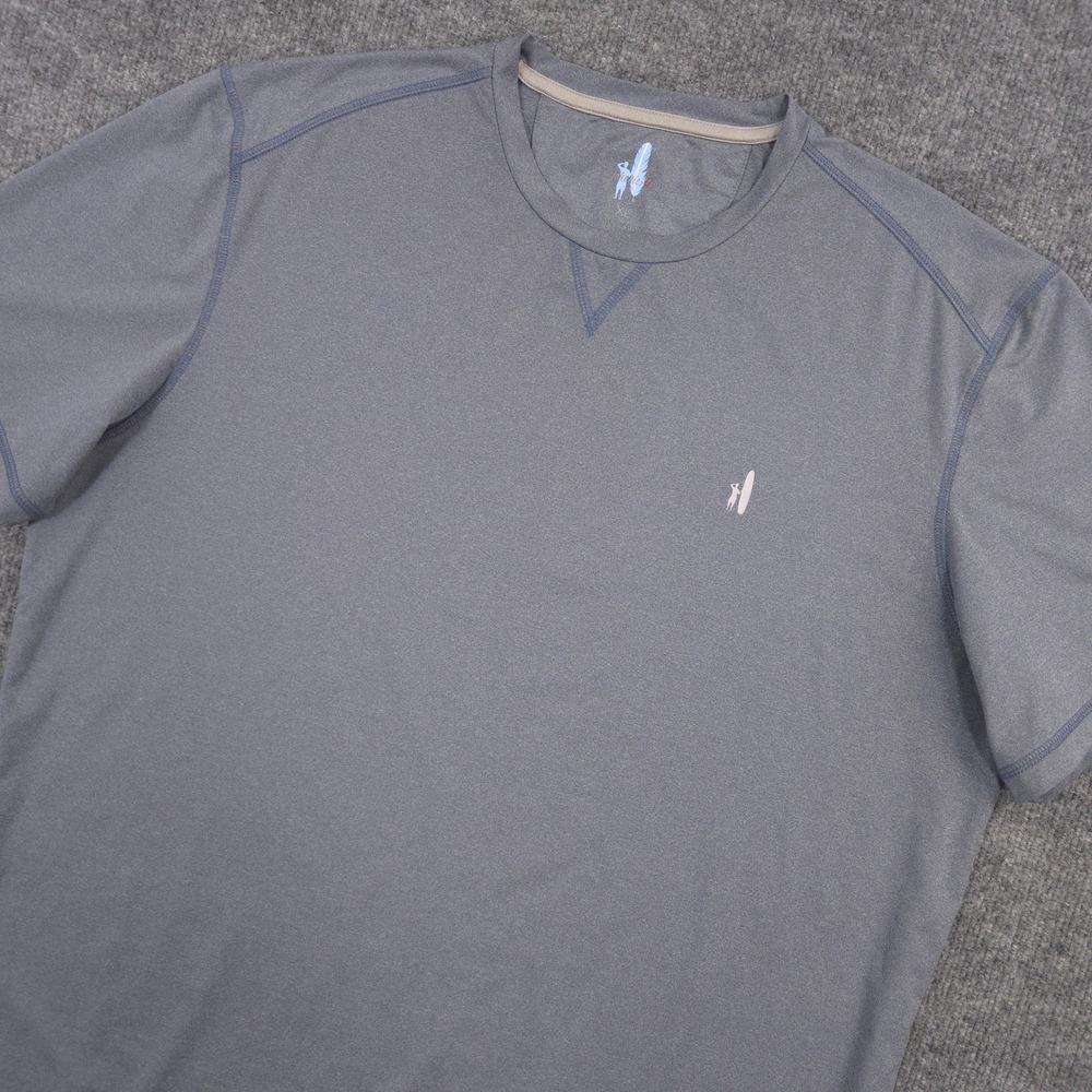 Johnnie O Rhodes Featherweight T-Shirt Mens XL Wake Blue Performance Crewneck
